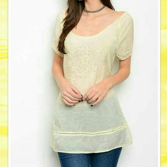 Vintage Inspired Sunshine Summer Lightweight Tunic - Picture 3 of 8